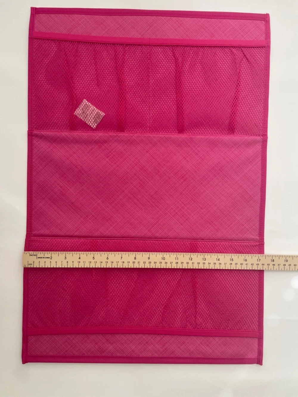 Thirty One Medium Stand Tall Insert Pink Cross Pop New Tote Bag Organizer NIB - Picture 9 of 9